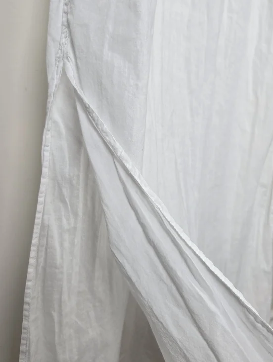 NILI LOTAN Sandra Galabeya Cotton Tunic Maxi Shirt Dress - Picture 6 of 7